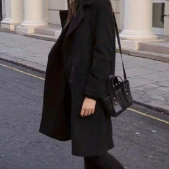 Zara Jackets & Blazers - NWT Zara Full Length Black Coat